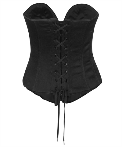 Moschino Corset-style Top In Black