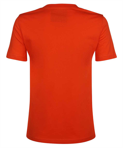 Moschino Item O-neck Short-sleeved T-shirt In Red
