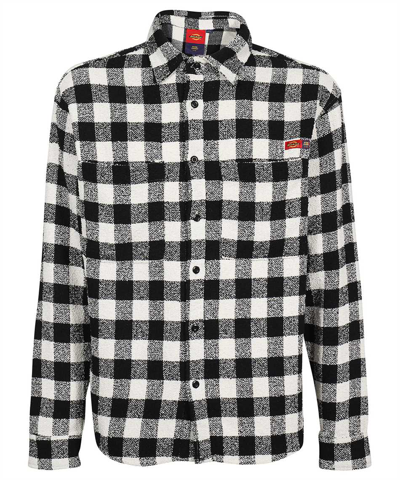 Shop Dickies Checked Shirt In Black