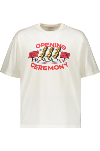Shop Opening Ceremony Crew-neck T-shirt In Ivory