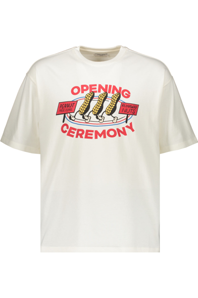 Opening Ceremony Crew-neck T-shirt In Ivory