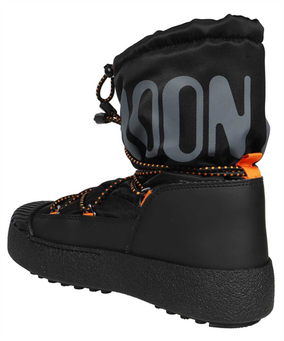 Shop Moon Boot Lace-up Ankle Boots In Black