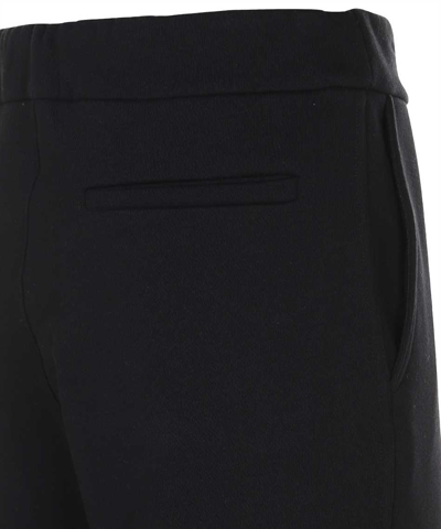 Shop Jil Sander Cotton Track-pants In Black
