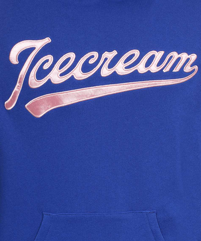 Shop Icecream Cotton Hoodie In Blue