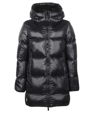 Shop Pyrenex Hooded Down Jacket In Black
