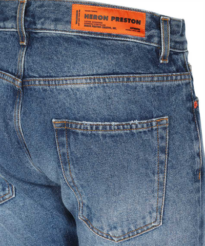 Shop Heron Preston 5-pocket Jeans In Denim