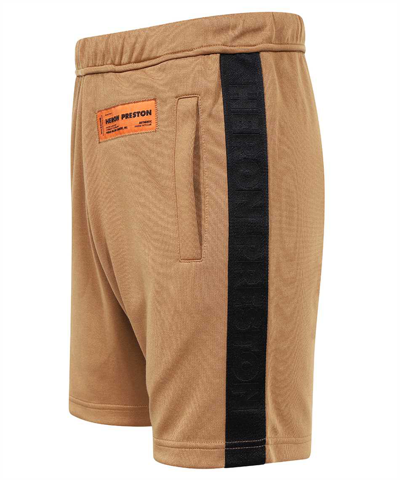 Shop Heron Preston Bermuda In Brown