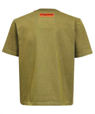Shop Heron Preston Printed Cotton T-shirt In Green