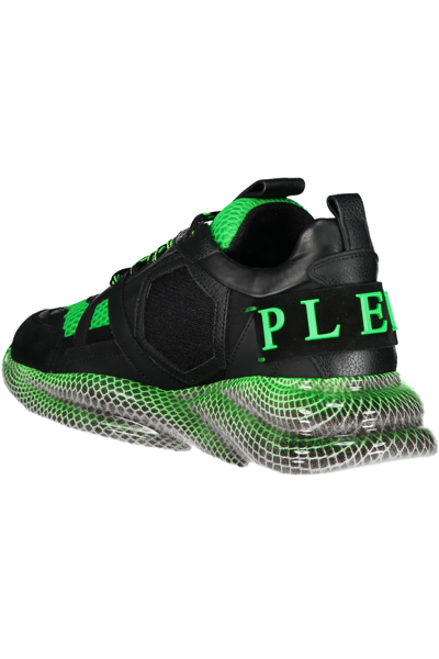 Shop Philipp Plein Low-top Sneakers In Green