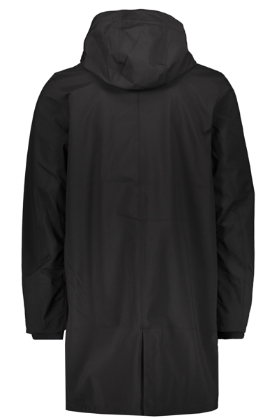 Shop K-way Hooded Nylon Jacket In Black