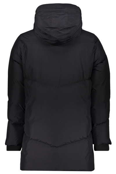 Shop K-way Hooded Down Jacket In Black