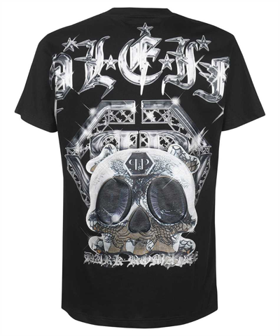 Philipp Plein Logoed T-shirt In Black