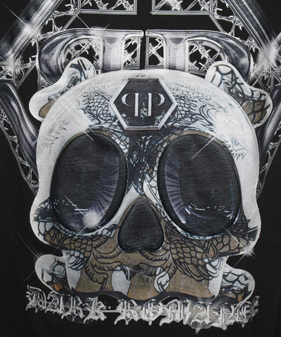 Philipp Plein Logoed T-shirt In Black