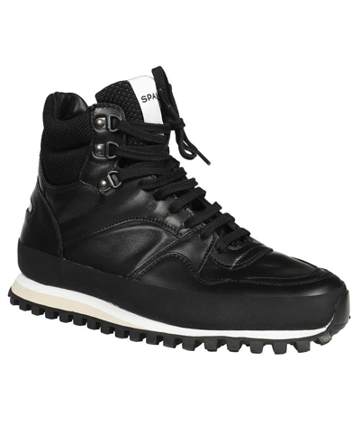 Spalwart Leather Lace-up Boots In Black