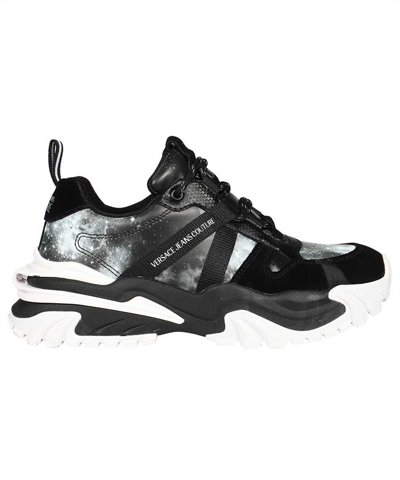 Versace Jeans Couture Panelled Sneakers In Grey