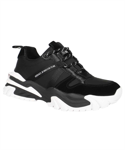 Versace Jeans Couture Low-top Sneakers In Black
