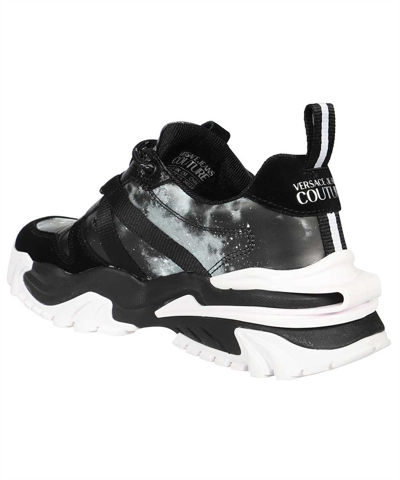 Versace Jeans Couture Panelled Sneakers In Grey