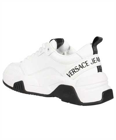 Shop Versace Jeans Couture Low-top Sneakers In White