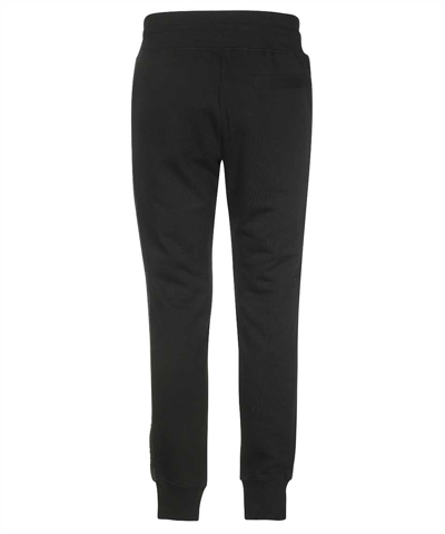 Shop Versace Jeans Couture Logo Print Sweatpants In Black