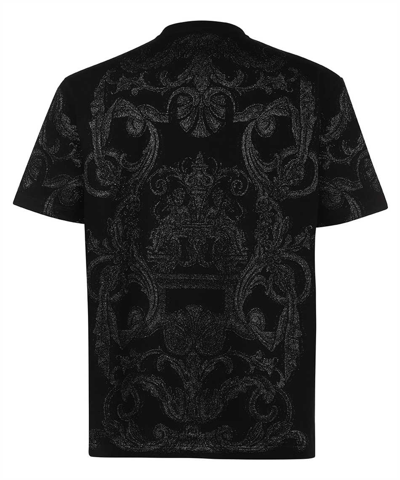 Shop Versace Crew-neck T-shirt In Black