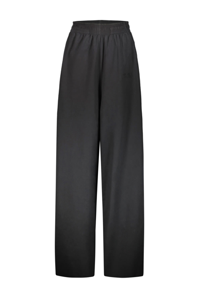 Shop Vetements Baggy Jersey Sweatpants In Black