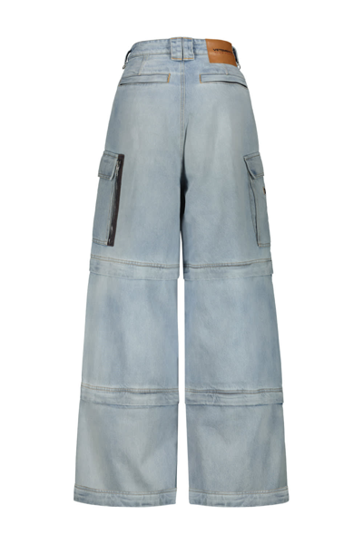 Shop Vetements Transformer Baggy Jeans In Blue