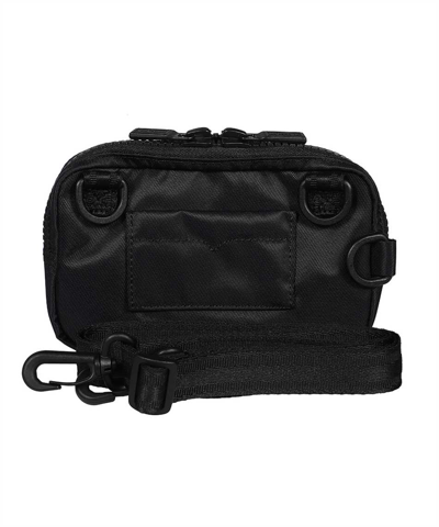 Hunter Nylon Messenger Bag In Black
