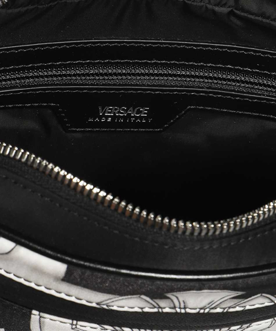 Shop Versace Belt Bag With Logo In Black