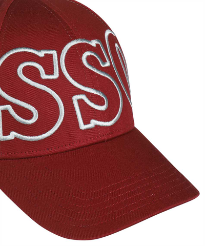 Shop Missoni Logo Baseball Cap In Red