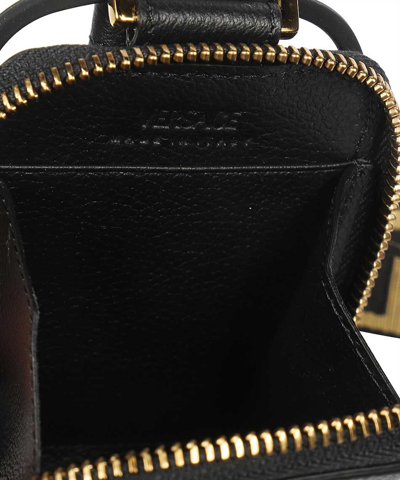 Shop Versace Airpods Case In Black