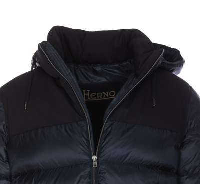 Shop Herno Nylon Ultralight Down Jacket In Blue