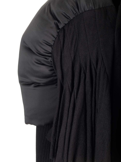 Shop Rick Owens Duvetessa Short Down Jacket In Black