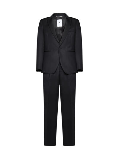 Shop Pt01 Suit In Nero