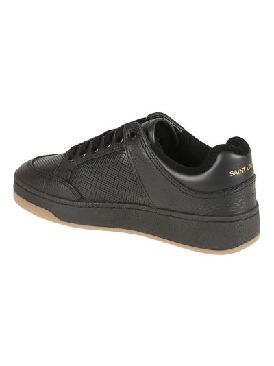 Shop Saint Laurent Sl61 Low Top Sneakers In Black