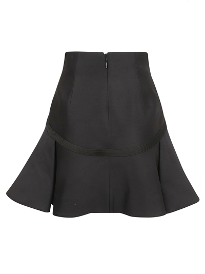 Shop Versace Back Zip Mid-length Skirt In Black