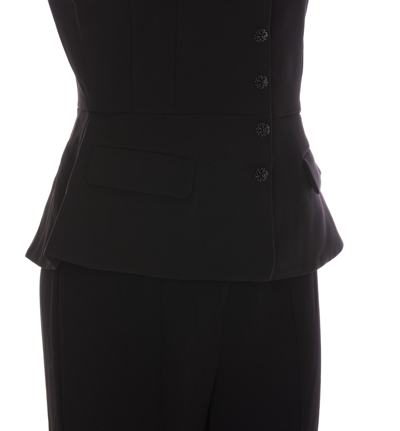 Shop Self-portrait Tailored Jumpsuit In Black