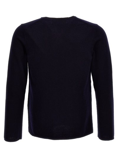 Shop Comme Des Garçons Play Heart Sweater In Blue