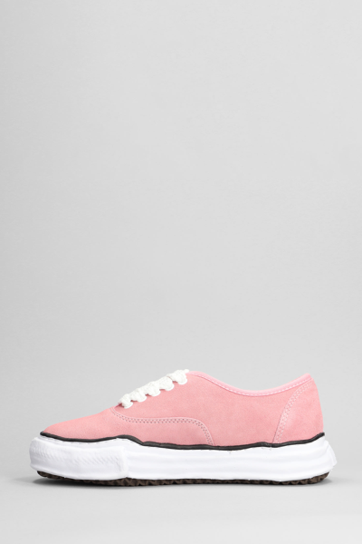 Miharayasuhiro Baker Og Suede Sneakers In Rose-pink
