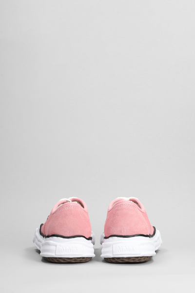 Miharayasuhiro Baker Og Suede Sneakers In Rose-pink