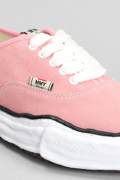 Miharayasuhiro Baker Og Suede Sneakers In Rose-pink