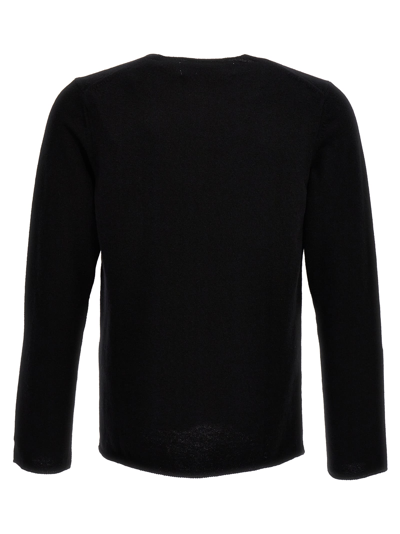 Shop Comme Des Garçons Play Heart Sweater In Black