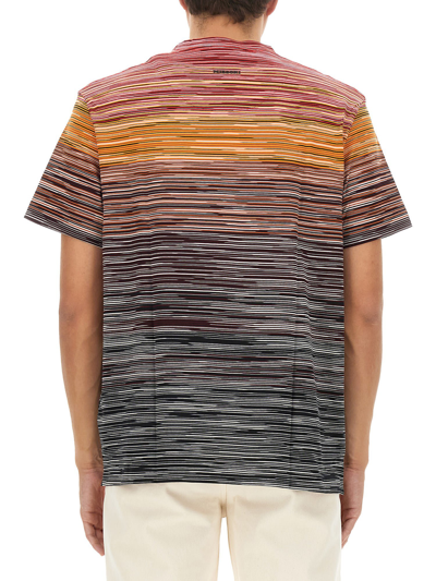 Shop Missoni Degrade T-shirt In Multicolor