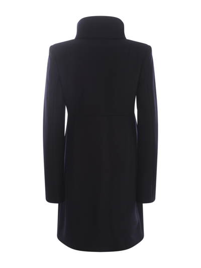 Shop Fay Coat  Romantic In Wool Blend In Blu