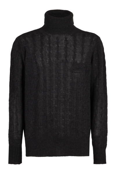 Shop Etro Cashmere Sweater In Grey