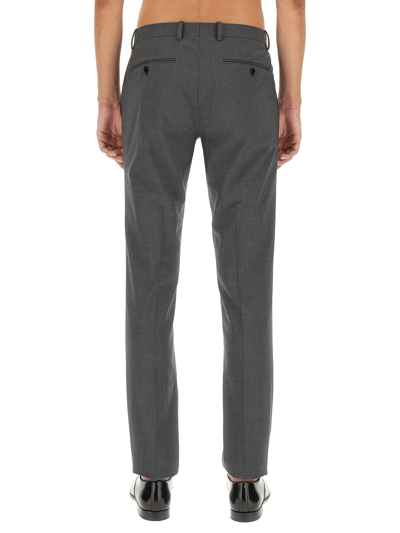 Shop Theory Regular Fit Pants In Grigio