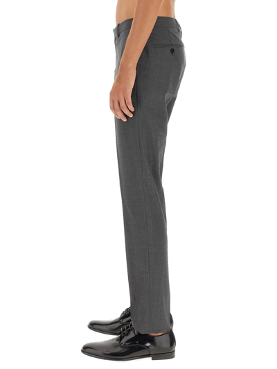 Shop Theory Regular Fit Pants In Grigio