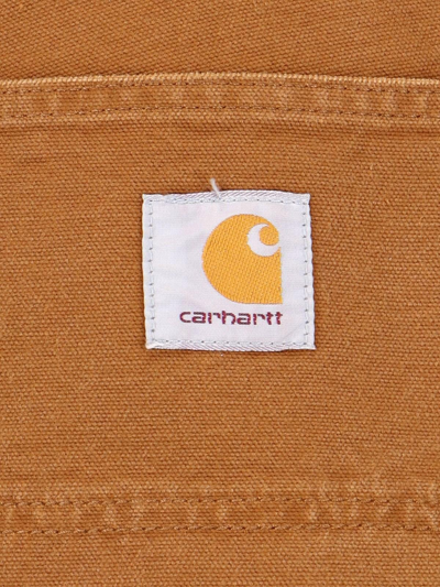 Shop Carhartt Single Knee Pants In K Deep Brown