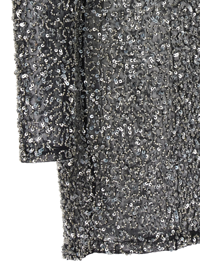 Retroféte Emani Embellished Tulle Mini Dress In Black