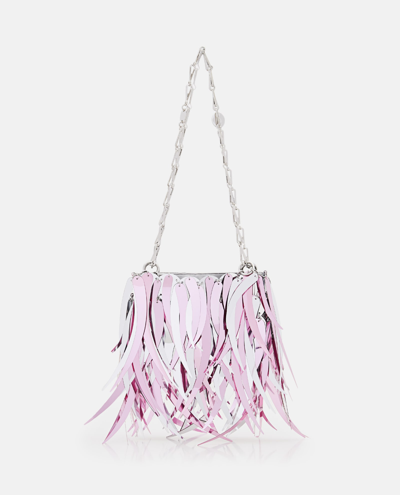 Shop Rabanne Sparkle Nano Shoulder Bag In Pink