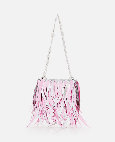 Shop Rabanne Sparkle Nano Shoulder Bag In Pink